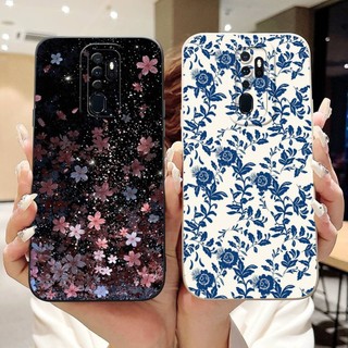 Dành Cho Oppo A9 (2020) / A5 (2020) Vỏ Điện Thoại Tranh Hoa Hồng Nơ Đẹp Oppo A9 A5 2020 Vỏ Silicon Mềm Bảo Vệ Ống Kính