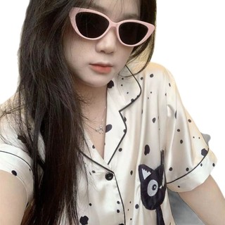 Bộ Đồ Ngủ Mèo Chấm Bi Nữ Mùa Hè Phong Cách Mới ins Phong Cách Nhật Bản Quần Short Tay Ngắn Sinh Viên Homewear Phù Hợp Với Có Thể Mặc Bên Ngoài
