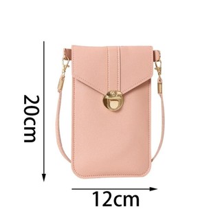 Túi xách đeo vai JOYFULLIFE, Dây đeo đa chức năng có móc đóng màn hình cảm ứng Ví điện thoại, Túi điện thoại di động bằng da PU di động