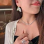 Tính khí đẹp Phong cách mới Bông tai đuôi cá Zircon khí chất thời trang