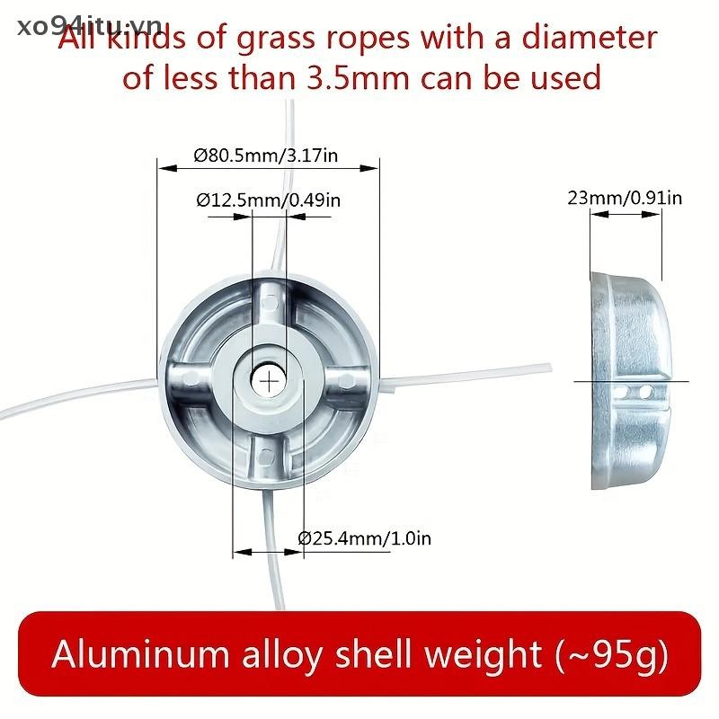 XOITU Đa Năng Hợp Kim Nhôm Máy Cắt Cỏ Với Thép Nylon Dây Cắt Cỏ Máy Cắt Cỏ Linh Kiện Thay Thế VN