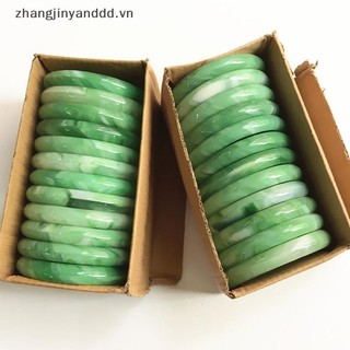 # yanddd # Vòng tay giả ngọc bích màu xanh lá cây dành cho nữ Vòng tay tròn cổ điển Quà tặng trang sức nữ.