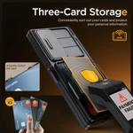 Ốp lưng TONGATE cho Z Fold 6, [có giá đỡ thẻ & Hộp đựng bút S] [Bảo vệ màn hình kính & Vỏ máy ảnh trượt] Ví bảo vệ bản lề chắc chắn Vỏ điện thoại chân đế cho Samsung Galaxy Z — ảnh 2