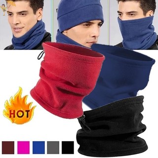 [Gou] Unisex Lông Cừu Cổ Ấm Hơn Mùa Đông Chống Gió Nam Nữ Đi Xe Đạp Chạy Ống Khăn Cho Mềm Nửa Mặt VN