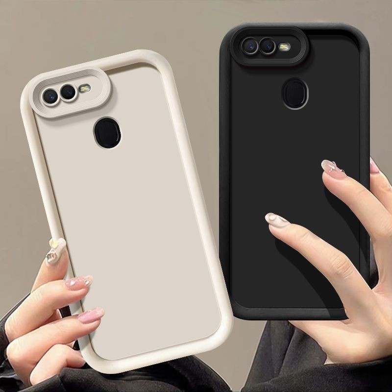 Ốp Điện Thoại Silicon Mềm Màu Kẹo Cho OPPO A5S A7 A3S A5 A12 A12e F9 A8 A31 A15 A15S A5 A9 A52 A72 A92 A8 A31 2020 Ốp Lưng Chống Sốc Sang Trọng Thời Trang