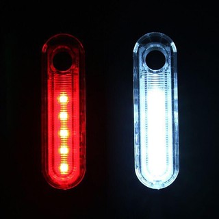 Ndy Xe Đạp Đuôi Đèn Chống Thấm Nước Đi Phía Trước Phía Sau Đèn LED USB Đi Xe Đạp Đuôi Đèn N