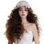 Treeling Thanh Lịch Lưới Mũ Vintage Fascinator Cô Dâu Mũ Cưới Họa Tiết Hoa Nón Cho Đám Cưới Và Tiệc