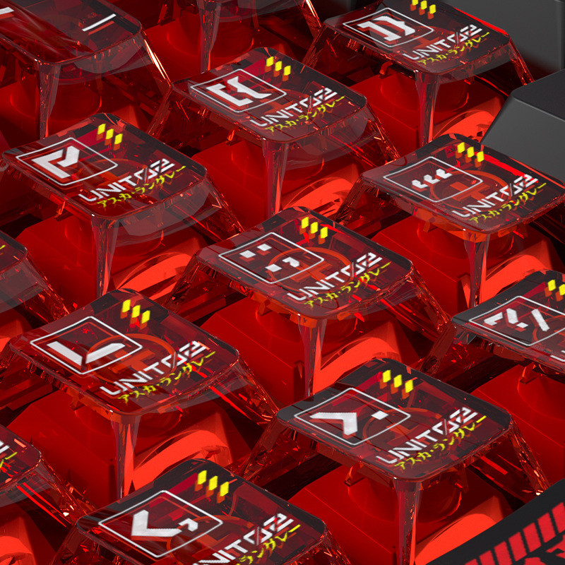 Asuka Double Spell Light Trong Suốt Ban Đầu Chiều Cao Nhà Máy Nhỏ Trọn Bộ PBT Thăng Hoa Keycap | BigBuy360 - bigbuy360.vn