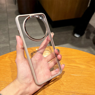 Ốp điện thoại di động dùng cho vivoX200Pro Ốp lưng trong suốt HD đơn giản không vàng mềm chống va đập khung kim loại Spot goods