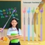 Con trỏ giảng dạy LAKAM, Thiết kế ngón tay Gậy đọc ngón tay bằng thép không gỉ, Thanh giảng dạy bằng kính thiên văn bền bỉ dành cho giáo viên