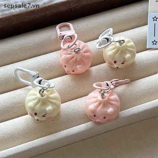 [-d] Hoạt Hình Nhựa Mô Phỏng Hấp Nhồi Bông Bun Móc Khóa Ngộ nghĩnh Xe Chìa Khóa Túi Thời Trang Treo Phụ Kiện Trang Trí Quà Tặng {vn}