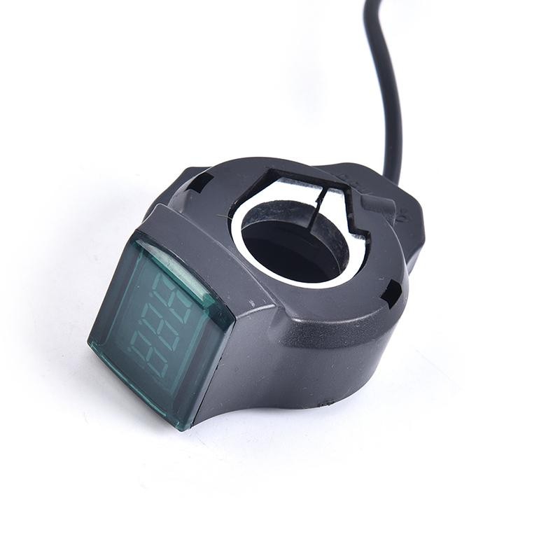 Tmoy 12V / 24V / 36V / 48V / 60V / 72V Xe đạp ga ngón tay cái có màn hình Tay cầm ngón tay cái TCM
