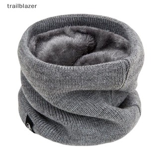 Trailblazer Khăn Dệt Kim Mùa Đông Ấm Áp Snood Khăn Chắc Chắn Làm Dày Lông Len Cổ Ấm Unisex Nam Cổ Khăn Vòng Nữ Chui Đầu Khăn Mới