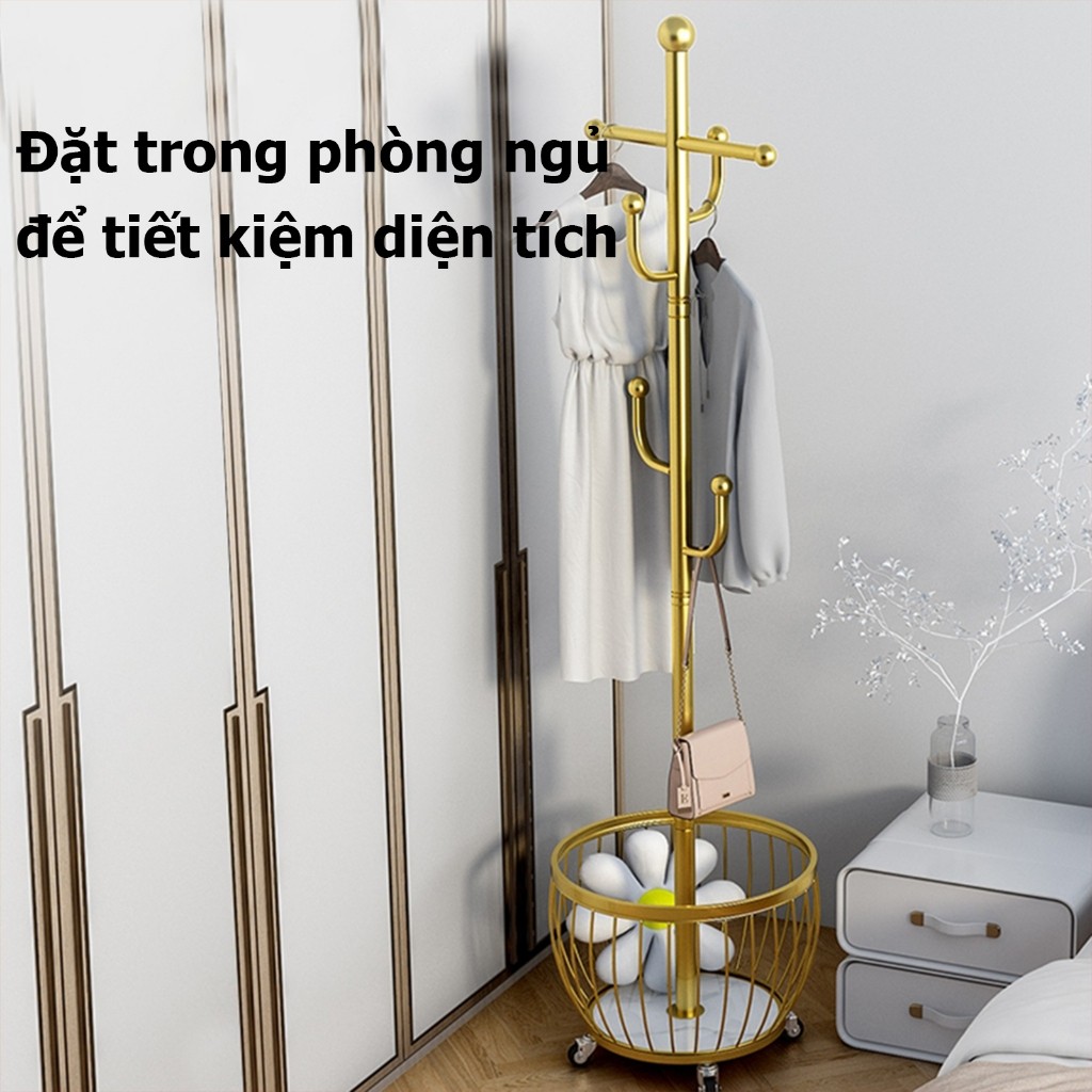 𝐎𝐥𝐢𝐟𝐞 Cây Treo Quần Áo Có Bánh Xe Di Chuyển Cây Treo Đồ Hiện Đại Giá Treo Quần Áo Inox