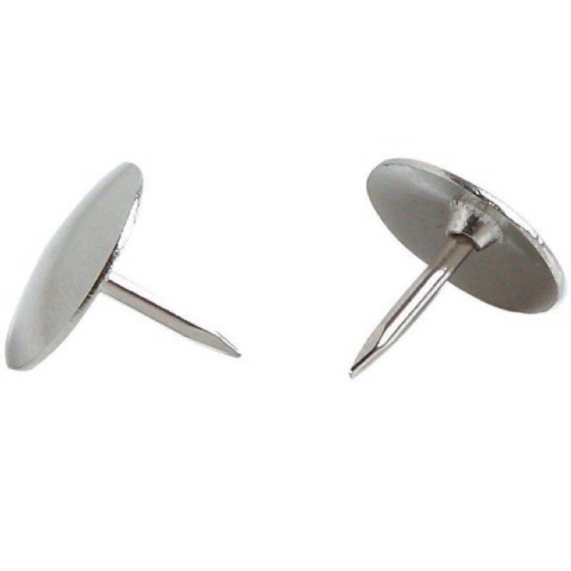 [ BÁN 2 HỘP ] Đinh ghim mũ dù inox sắt Deli. - VPP Bi Bi