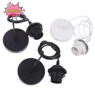 Pnpia Retro E27 Đèn Gắn Dây 1m / 1.5m Đèn Trần Giá Đỡ Ổ Cắm Mặt Dây Chuyền Đế Đèn Boutique Đèn