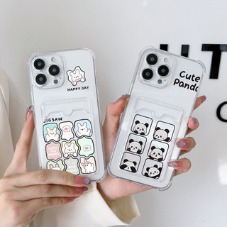 Ốp Lưng Cho Xiaomi Redmi 12 Note 13 Pro 12S 10 11 7 8 12S 9 14C 13C 10C 12C 9A 9C 8T A1 A2 Plus K60 Ultra Vỏ Mềm TPU Gấu Trúc Thỏ Ảnh Ví Trong Suốt