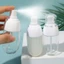 Bình xịt Press - Bình rỗng PET - Bình đóng chai phụ kem dưỡng da - Hộp đựng chất lỏng - Có thể tái sử dụng, nạp lại, kín - Hộp đựng mực cồn - Phụ kiện du lịch
