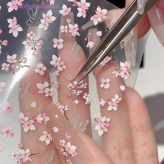 1 Miếng Dán Đề Can 5D Mềm Trang Trí Móng Nghệ Thuật, Nhãn Dán Hoa Tự Dính, Bấm Vào Miếng Dán [Làm Đẹp]