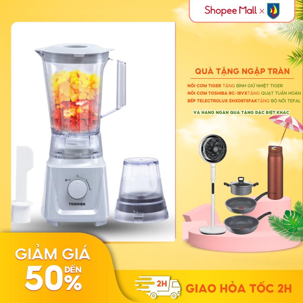 Ảnh Máy xay sinh tố Toshiba MX-60T(H) - 600W - Dung tích 1.5L - Hàng chính hãng - Bảo hành 12 tháng 1