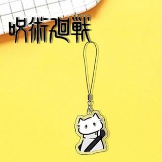 Jjk dây đeo điện thoại di động dòng mèo dây đeo dễ thương choso gojo satoru dây treo đồ dùng Anime dễ thư