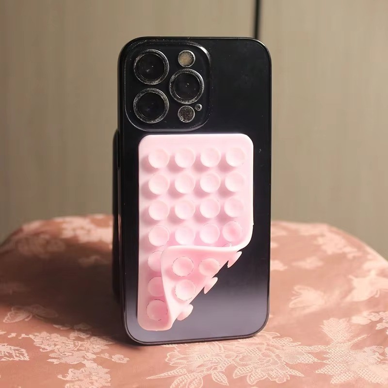Giá đỡ điện thoại cốc hút silicon - Giá đỡ chắc chắn hai mặt cho iPhone Android cho gương ô tô Phòng tắm nhà bếp