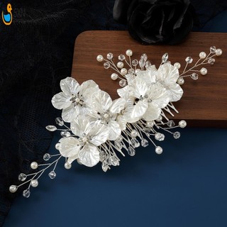Lược Tóc Mặt Cưới Với Kim Cương Giả Sang Trọng Hoa Thanh Lịch Lược Tóc Cho Tiệc Sân Khấu Sinh Nhật