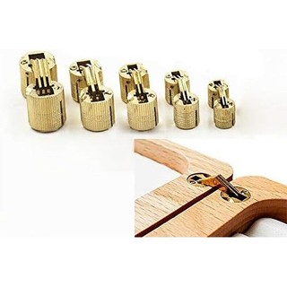 8mm Đồng Thau Vô Hình Bản Lề Đồng Nguyên Chất Ẩn giấu Bản Lề Cho tự làm Hộp Trang Sức Hộp Quà Tặng Bàn Làm Việc 10mm 4 cái phù hợp dùng trong gia đình xưởng sửa chữa và mang theo tiện lợi