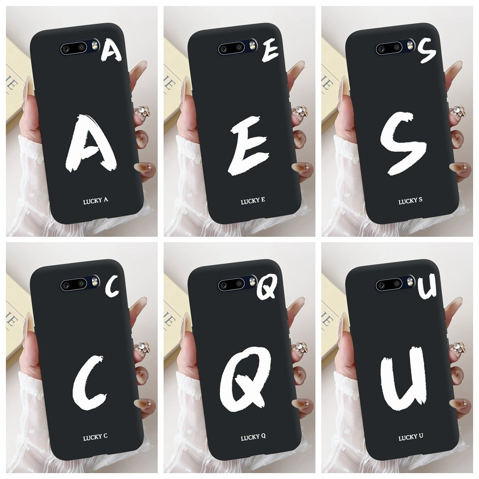 Ốp điện thoại LG V50 LMV500EM V50S LM-V510N LG V50S Thinq Case Chữ thời trang đơn giản Thiết kế họa tiết A-Z Ốp lưng chống sốc bằng silicon
