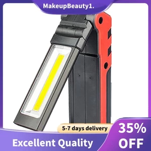 Đèn LED làm việc COB siêu sáng có đế từ tính & móc Đèn pin có thể sạc lại USB để sửa chữa ô tô ngoài trời
