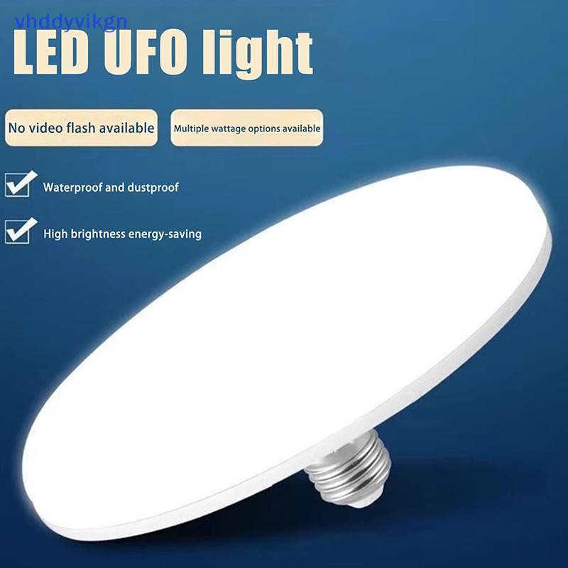 VHDD 1 Bóng LED Đĩa Bay 20-200W, Đèn Trần Nhà Để Xe, Tiết Kiệm Năng Lượng, Đế E27 AC 220V