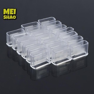 MeiShao 20 Chiếc Cao Su Còi Bao Miệng Bảo Vệ Phụ Kiện Còi Trắng Đệm