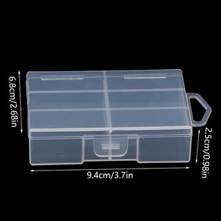 Hộp Bảo Quản Trong Suốt SRVN Cho 18650 Dụng Cụ Sắp Xếp Nhựa Có Phụ Kiện Phần Cứng Và Bộ Chia Trong Suốt Có Nắp,.
