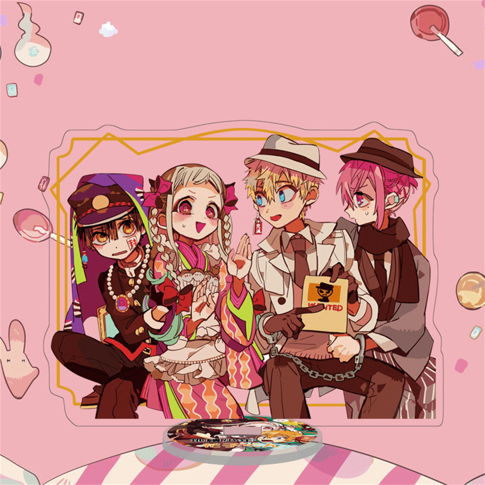 Móc Khoá, Mô Hình Standee Anime Toilet-bound Hanako-kun Trang Trí Bàn Học