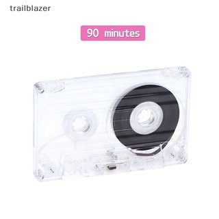Trailblazer Tiêu Chuẩn Cassette Màu Trống Máy Nghe Nhạc Với 45 / 60 / 90 Phút Băng Âm Thanh Từ Tính Trong Suốt Hộp Bảo Quản Để Nói Âm Nhạc Ghi Âm Mới