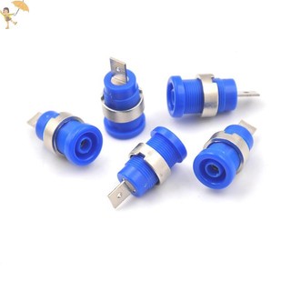 [Gou] 5 Cái 4mm Chuối Phích Cắm Jack Nữ Ổ Cắm Cắm Dây Kết Nối 5 Màu VN