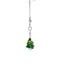 Chuỗi điện thoại di động cây thông Noel dệt bằng tay pha lê ba chiều