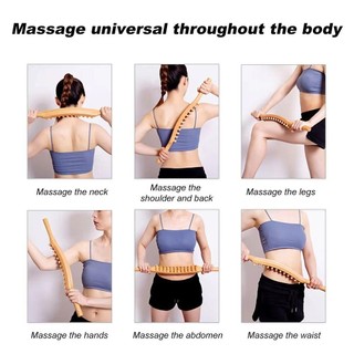 Que cạo lưng HEARTHLY, Que Massage toàn thân cầm tay 37 hạt, Dụng cụ Massage trị liệu thư giãn đa năng