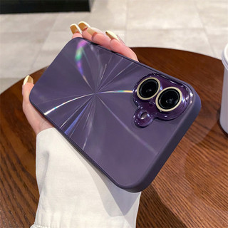 Ốp điện thoại Aurora kết cấu CD laser nhiều màu sang trọng phù hợp cho iPhone 16 15 14 13 12 Pro Vỏ điện thoại chống sốc tối đa để bảo vệ vỏ cứng máy ảnh