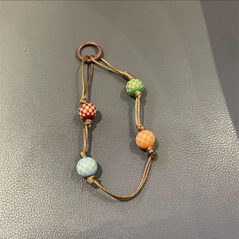 Ngôi Sao Gỗ Điện Thoại Di Động Retro Dây Thiết Kế Tay Đính Hạt Giá Trị Cao Dây Chuyền Điện Thoại Di Động