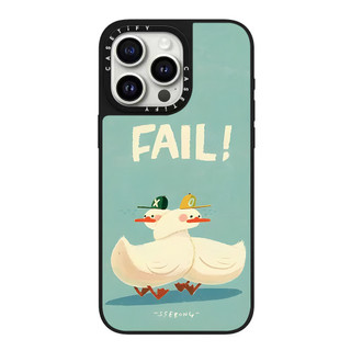 Dancing Duck Glass Vỏ điện thoại cứng cho iPhone 16ProMax 16Pro 16Plus 15ProMax 14 13 12 11 Vỏ bọc hoàn toàn Vỏ Acrylic phía sau chống sốc