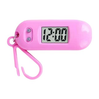 LED Digital Keychain Pocket Watch Mini Portable Clock for Kids and Students Use