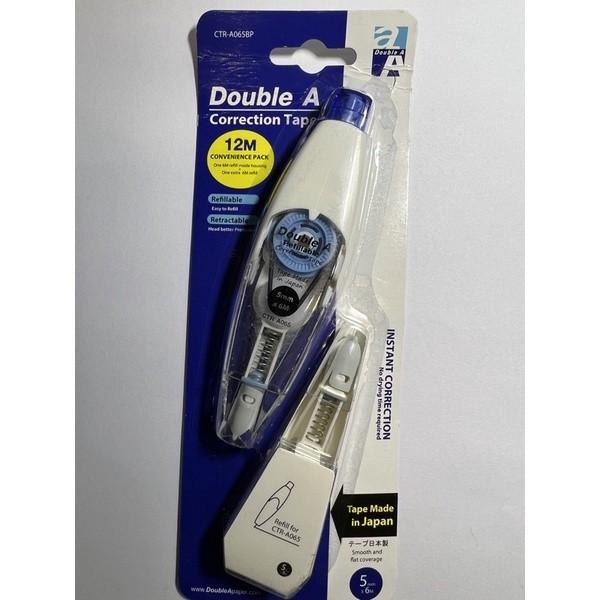Ruột xóa băng xoá kéo Double A 5mm x 6m.