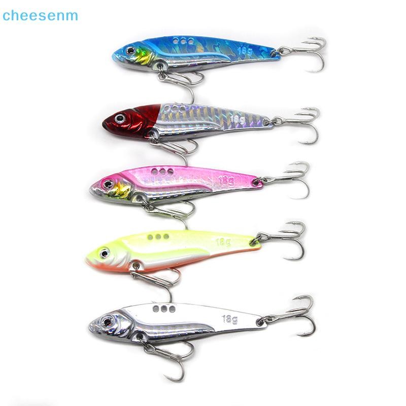 Cheenm Phụ Kiện Câu Cá Spinner Thìa Cá Hồi Pike Câu Cá Mồi Nhân Tạo Bass Giải Quyết Treble Móc VN