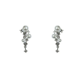 Con gái nổi tiếng!Bông tai ngọc trai Zircon thời trang nữ
