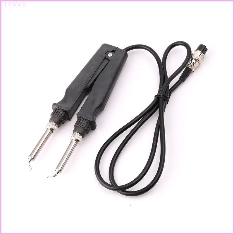 902 ESD SMD Double Soldering Iron Tweezer Handle Clip Heating Plier Soldering