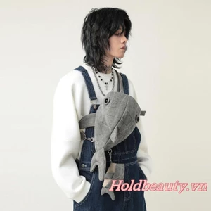 Túi đeo vai hình cá mập có dây đeo có thể điều chỉnh Túi đeo chéo Túi Messenger Phụ kiện du lịch