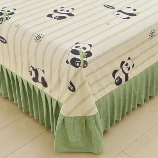 Giải phóng mặt bằng trong thời gian giới hạn, ga trải giường viền ren, một mảnh, thân thiện với da, váy giường một lớp, không trượt, không phai màu, chống bám bẩn, phù hợp cho mọi mùa GQXQ