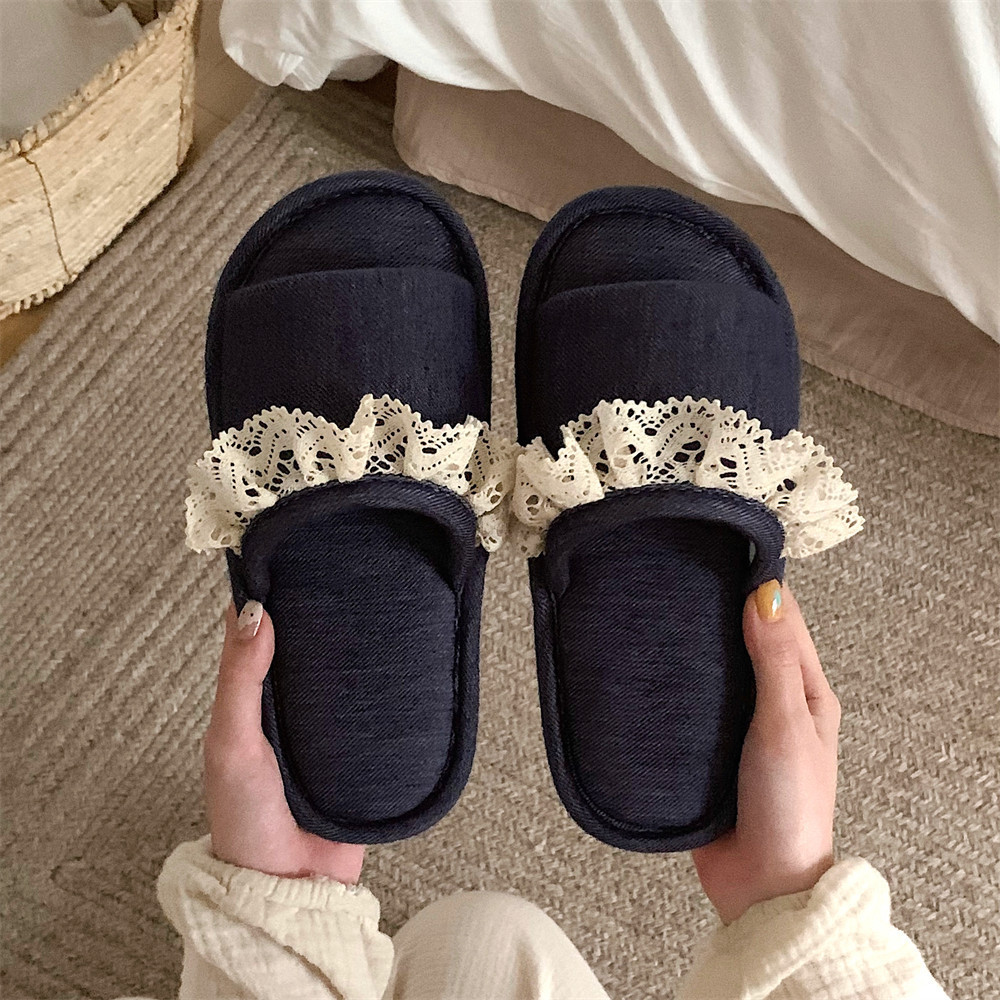 XIXITIAO Dép Nhà Đế Mềm Nữ Mùa Hè Thoải Mái Bốn Mùa Đa Năng
