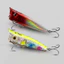 Mồi Câu Cá Topwater Popper Mồi 7 / 9 / 10cm Có Hai Móc Treble Mắt 3D Swimbaits Nhựa Nhân Tạo Mồi Cứng Cho Cá Hồi Bass Cá Rô